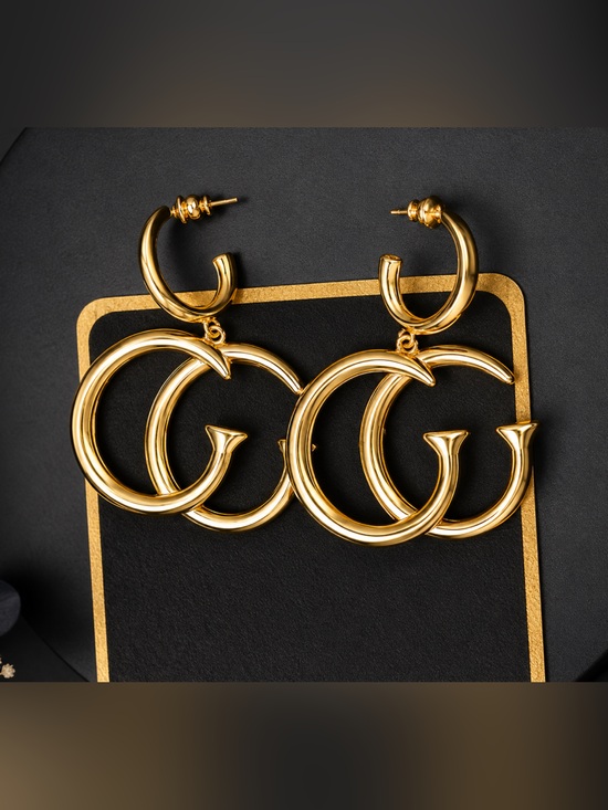 The Unbranded Brand Jewelry - INSPIRED LOGO EARRINGS